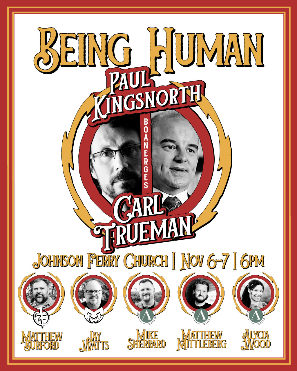 Johnson Ferry Baptist Church is Hosting Paul Kingsnorth and Carl Trueman